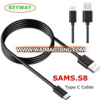 2017 Supper New Fast Charging 2.4A 1m 3.3ft Type C Date USB Cable For Samsung galaxy S8 / S8 Plus