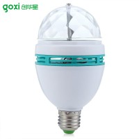 Hot Selling Atmosphere Building 220V 3W RGB E27 LED Party Bulb for Disco Party Ballrooms KTV Bars Stage