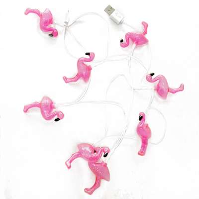 Hot selling flamingo decoration type-c usb fast charging cable for android and iphone